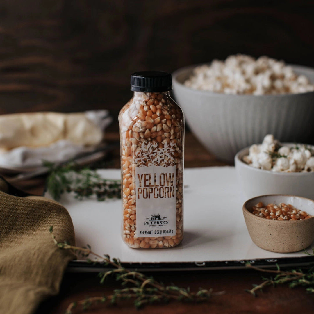 Yellow Popcorn Kernels | 16 oz | Non-GMO Organic Fun!