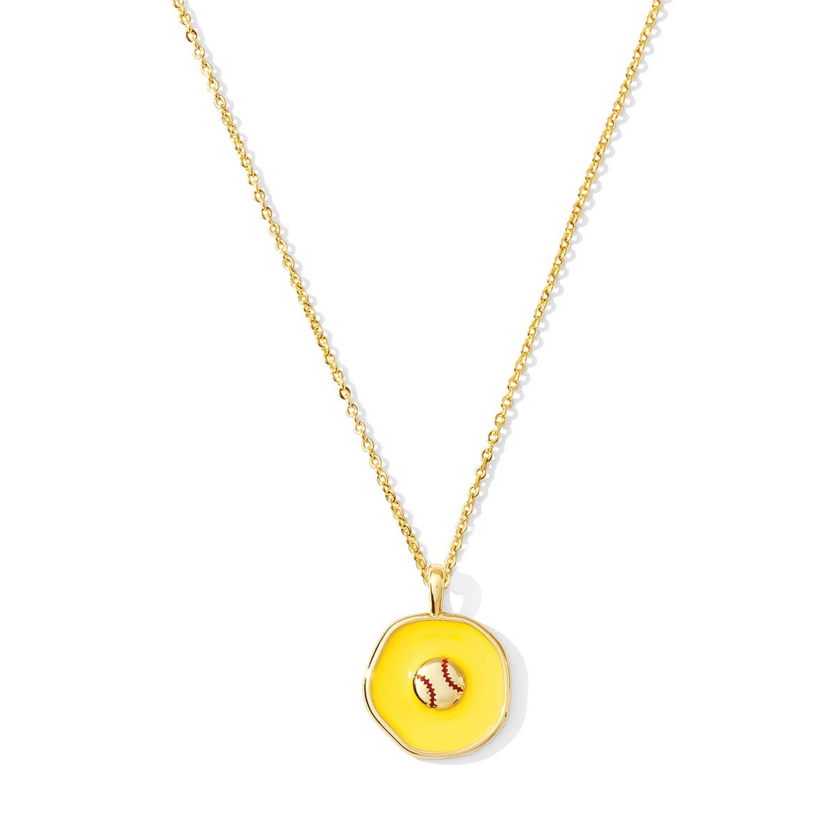 Home Run! Softball Pendant Necklace