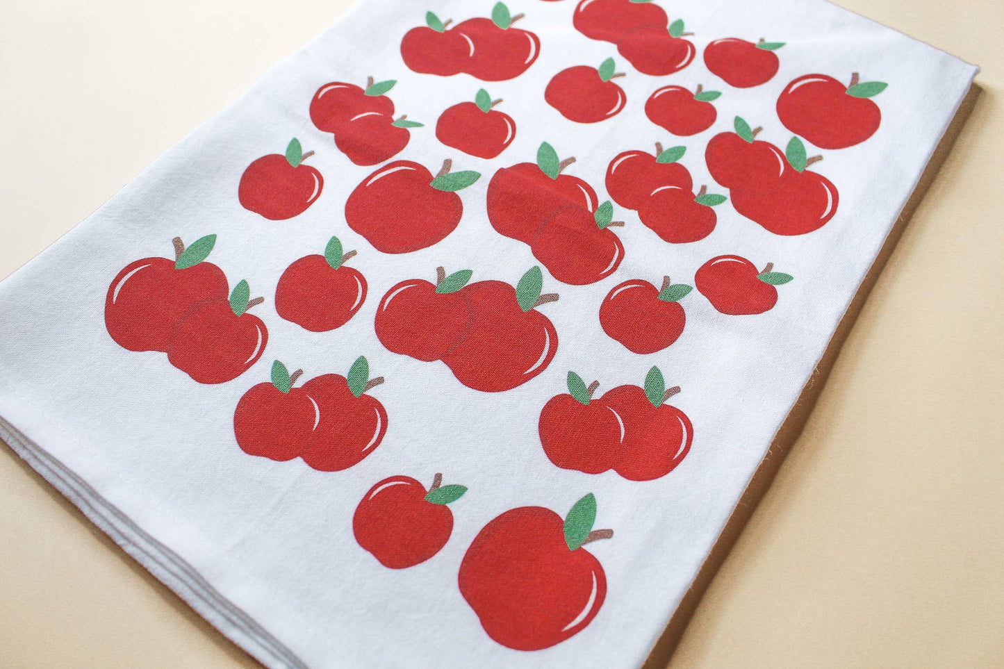 Apple Tea Towel · 28x28" · Birdie Mae Designs