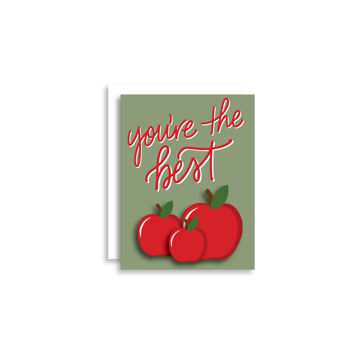 You're the Best Teacher Greeting Card