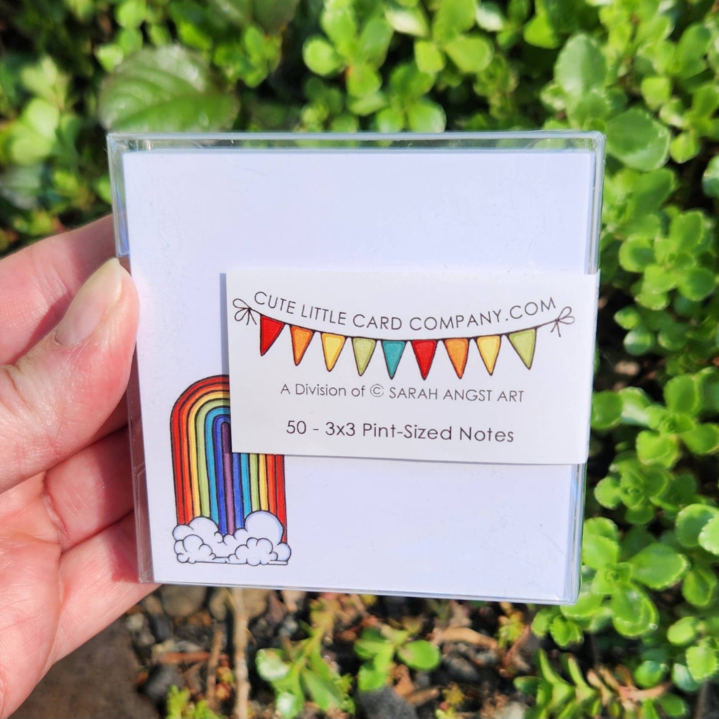 Rainbow Cute Little 3x3 Pint Size Notes