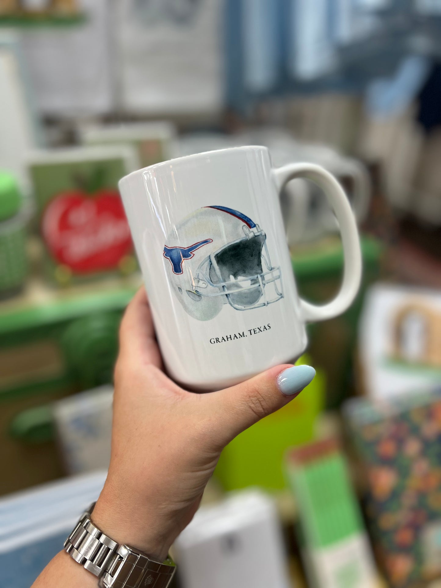 Graham Steers Football Helmet Mug