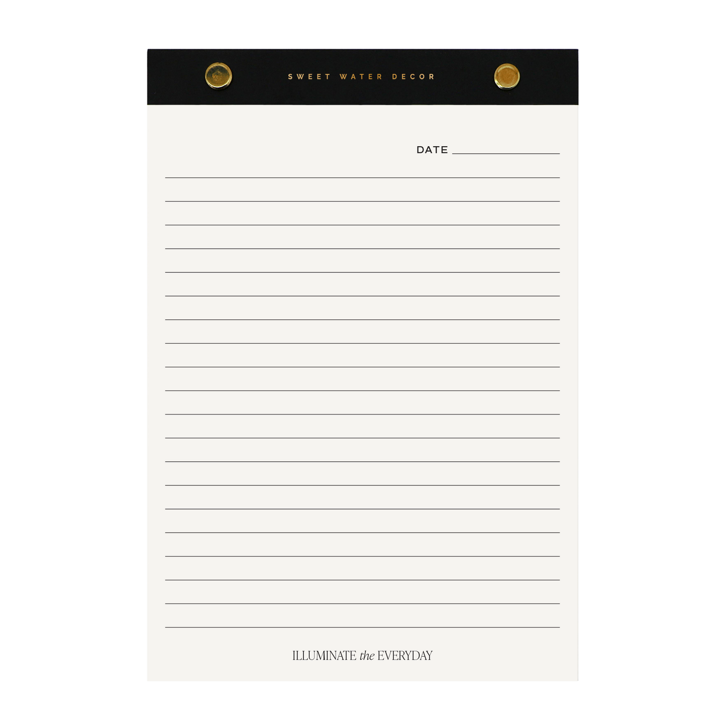 Gold Rivet Basic Notepad