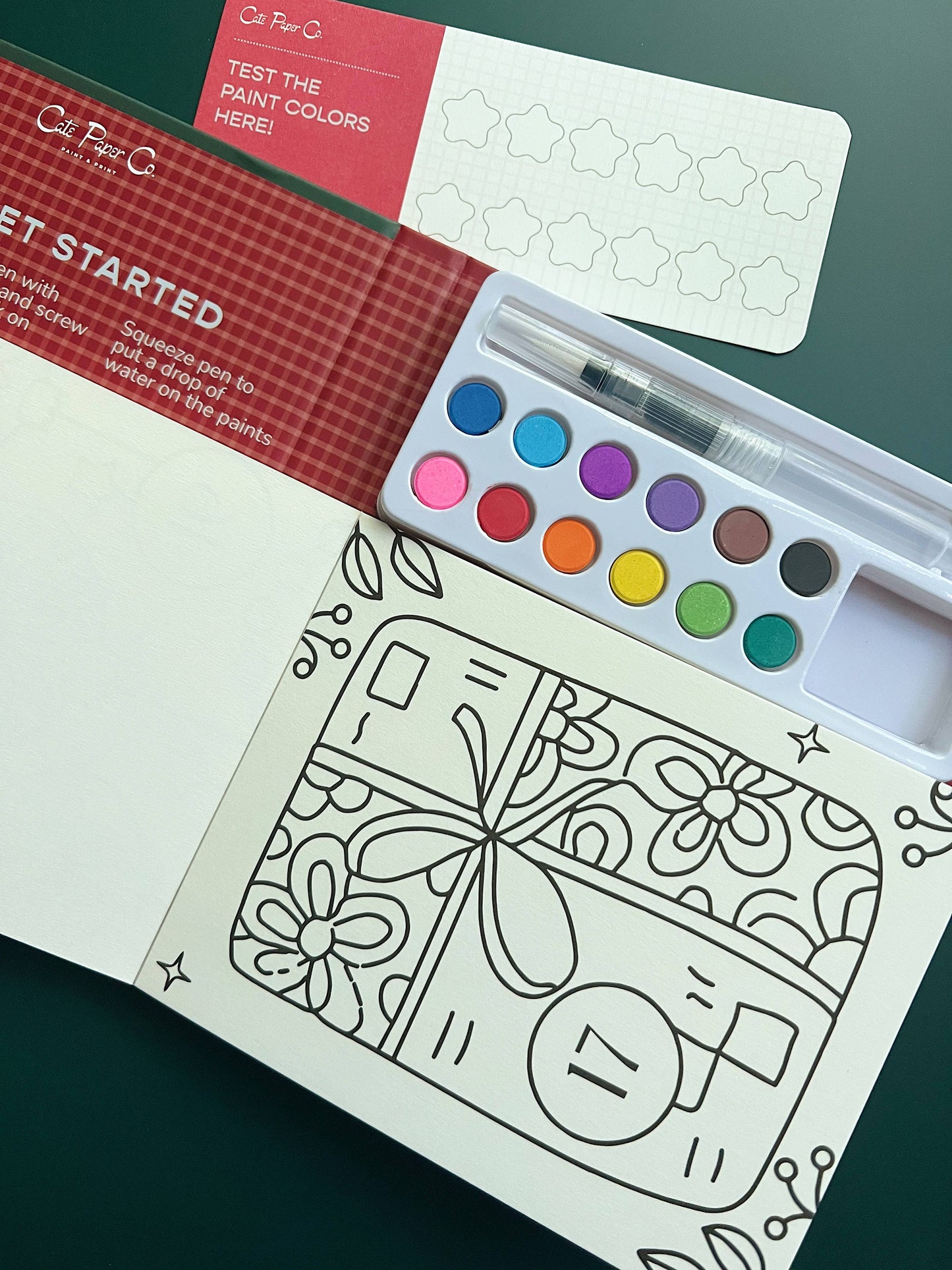 Watercolor Book and Paint Set - Advent Calendar