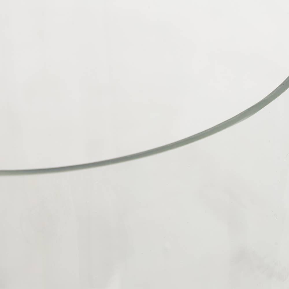 Modern Clear Glass Candle Holder