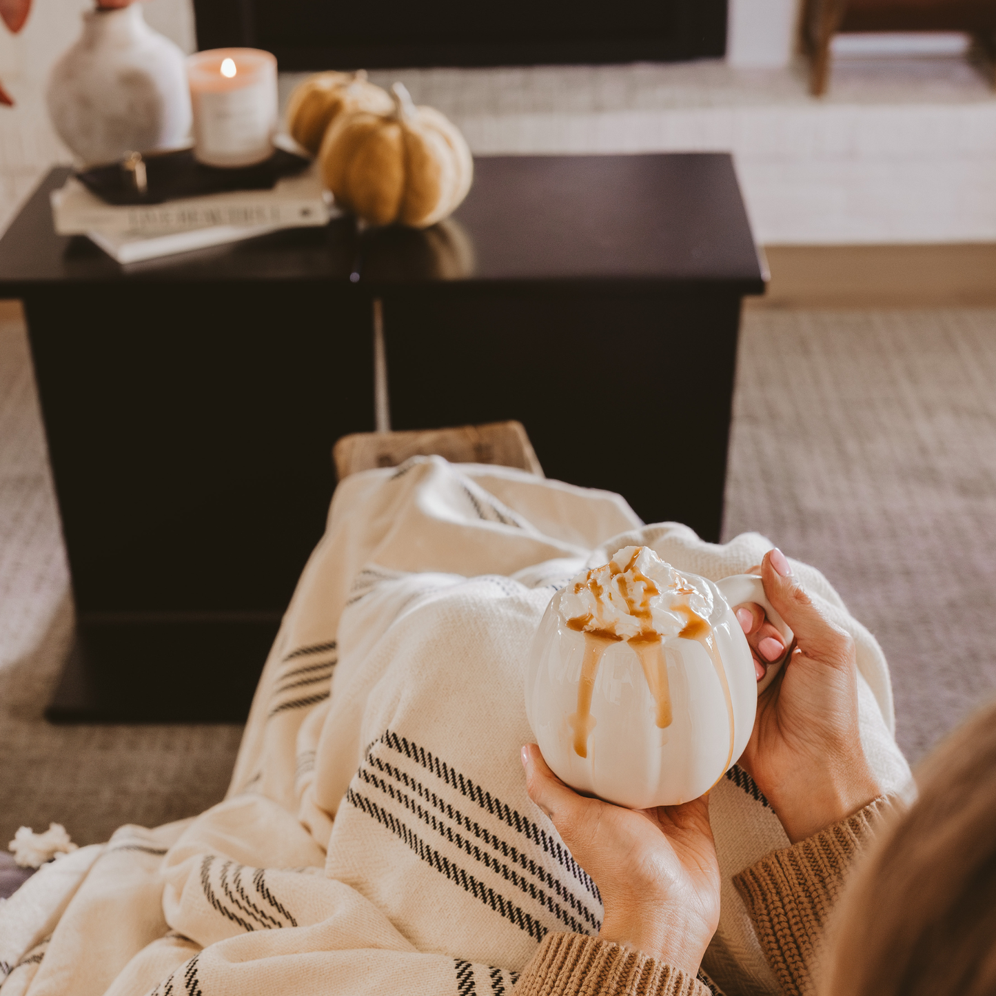 Cream Pumpkin Coffee Mug | 19 oz