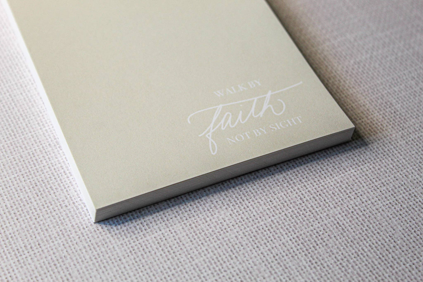Walk By Faith Not By Sight Christian Notepad