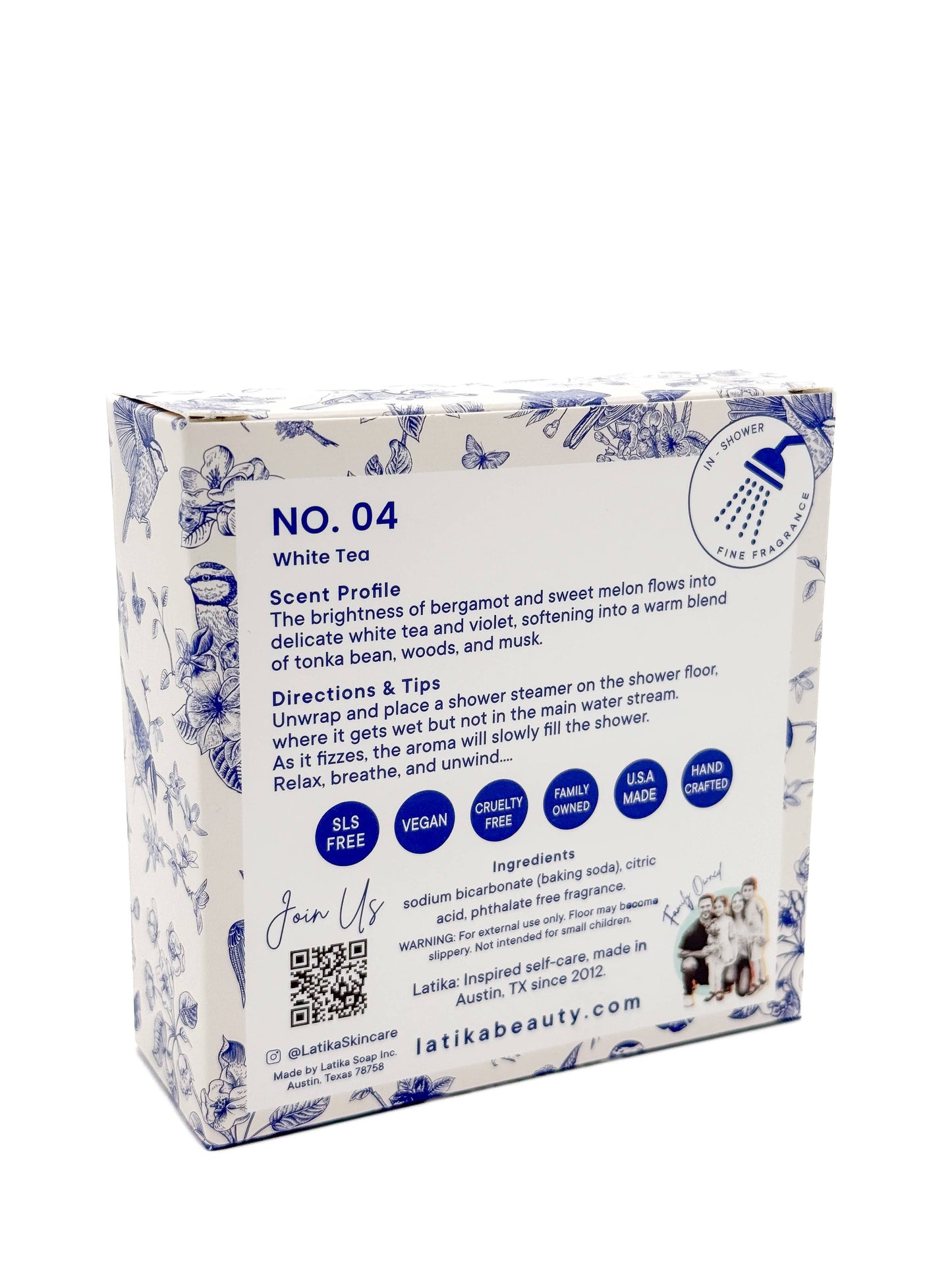 Fine Fragrance Shower Steamers – White Tea