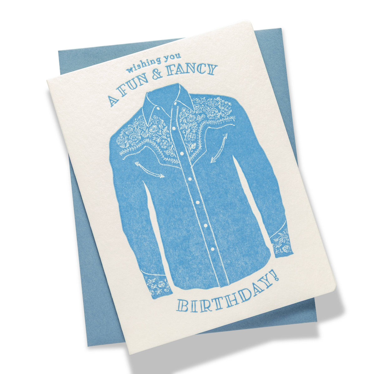 Fun & Fancy Birthday | Letterpress Greeting Card | Birthday