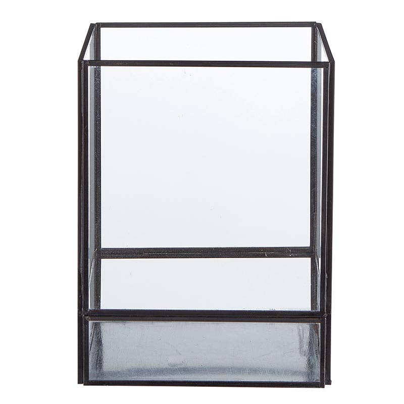 Iron and Glass Lantern - Small