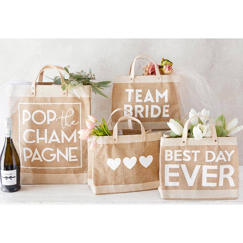 Mini Market Tote - Hearts