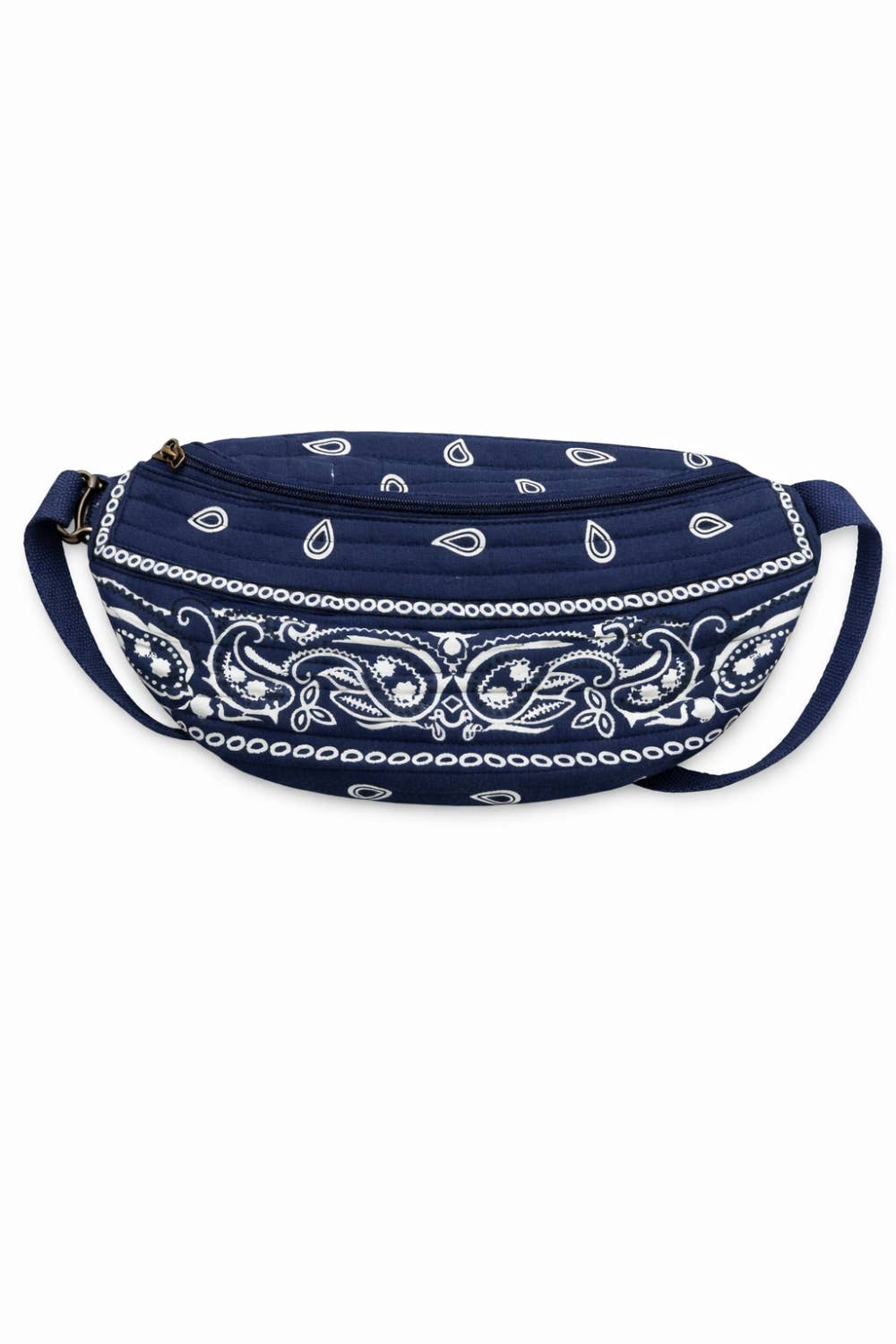 Dark Blue Bandana Crossbody Bum Bag