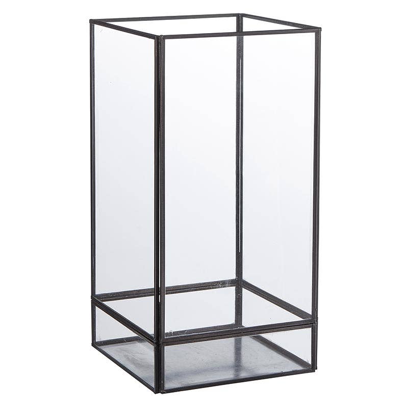 Iron and Glass Lantern - Large