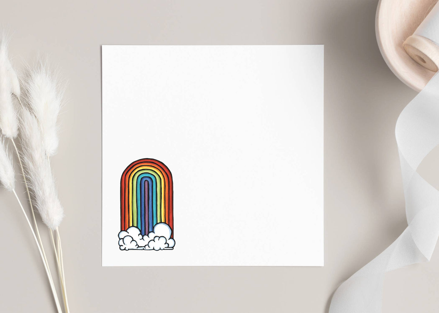 Rainbow Cute Little 3x3 Pint Size Notes