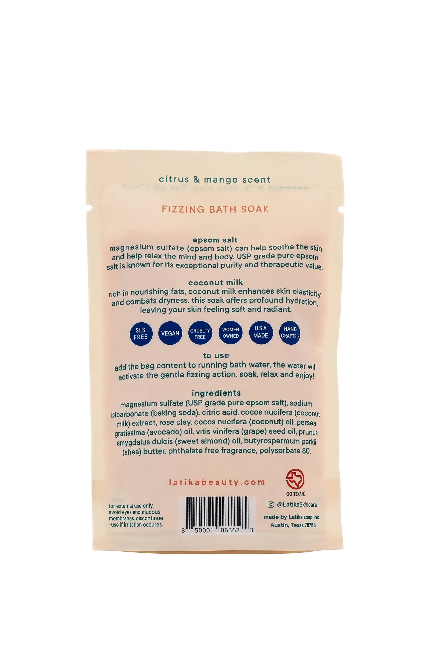 God Bless Texas โ Fizzing Epsom Bath Soak