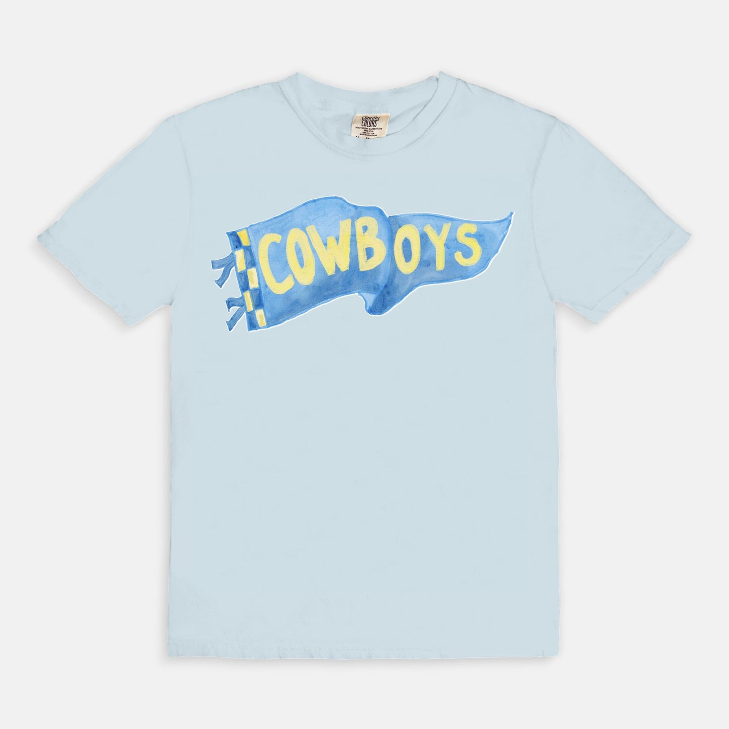 Bryson Cowboys Pennant Tee | Chambray