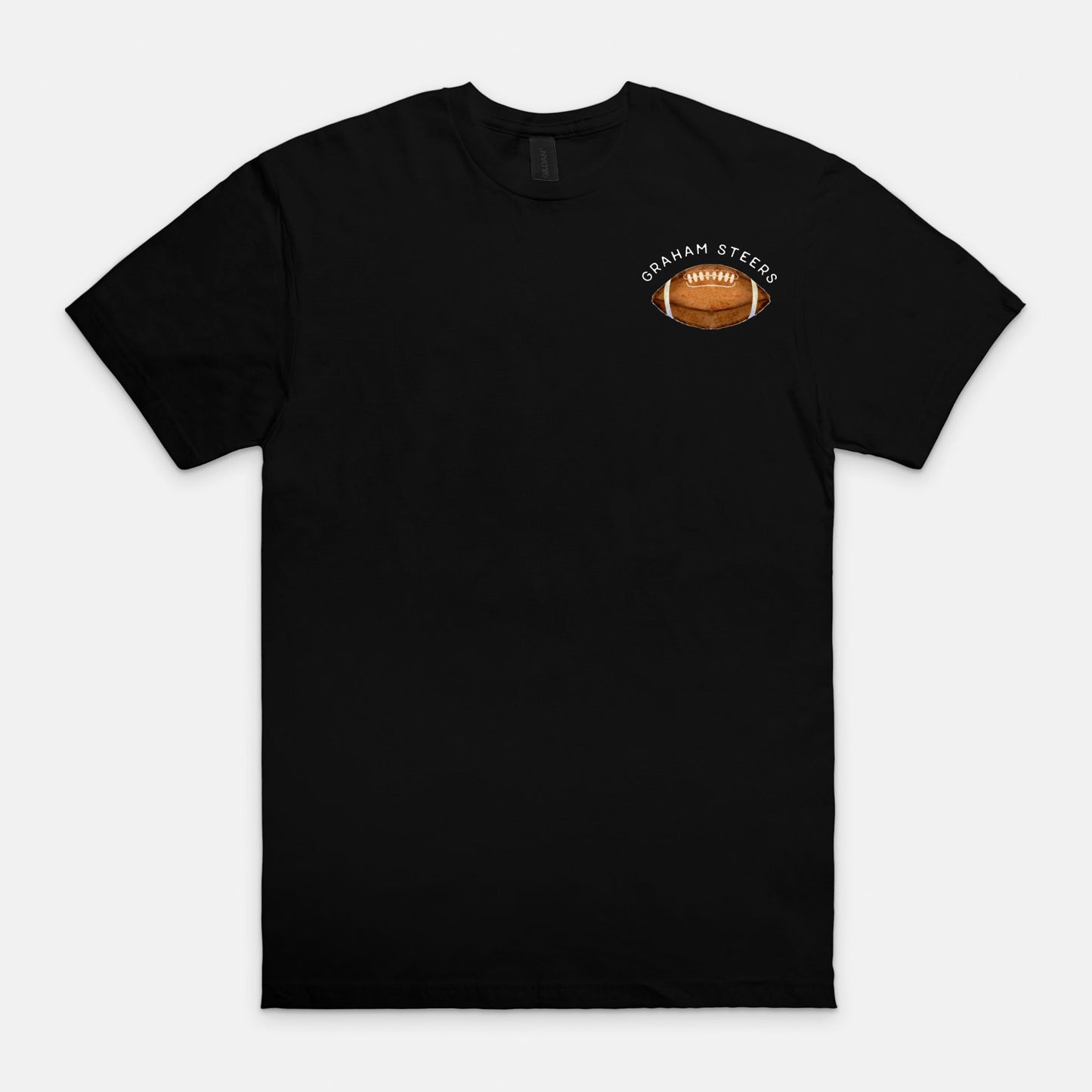 FNL Steers Football Black Tee