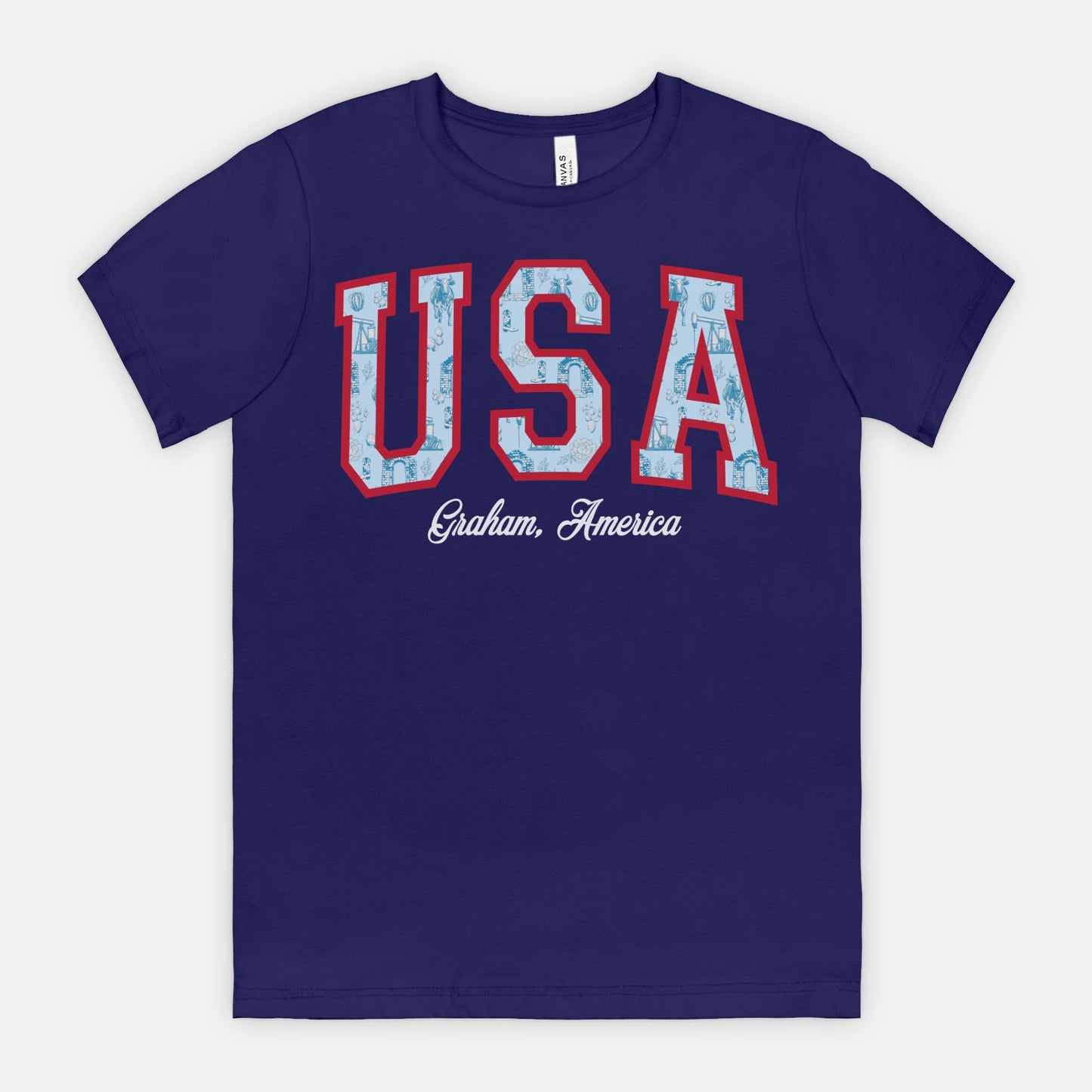 Graham USA Shirt | Royal Blue