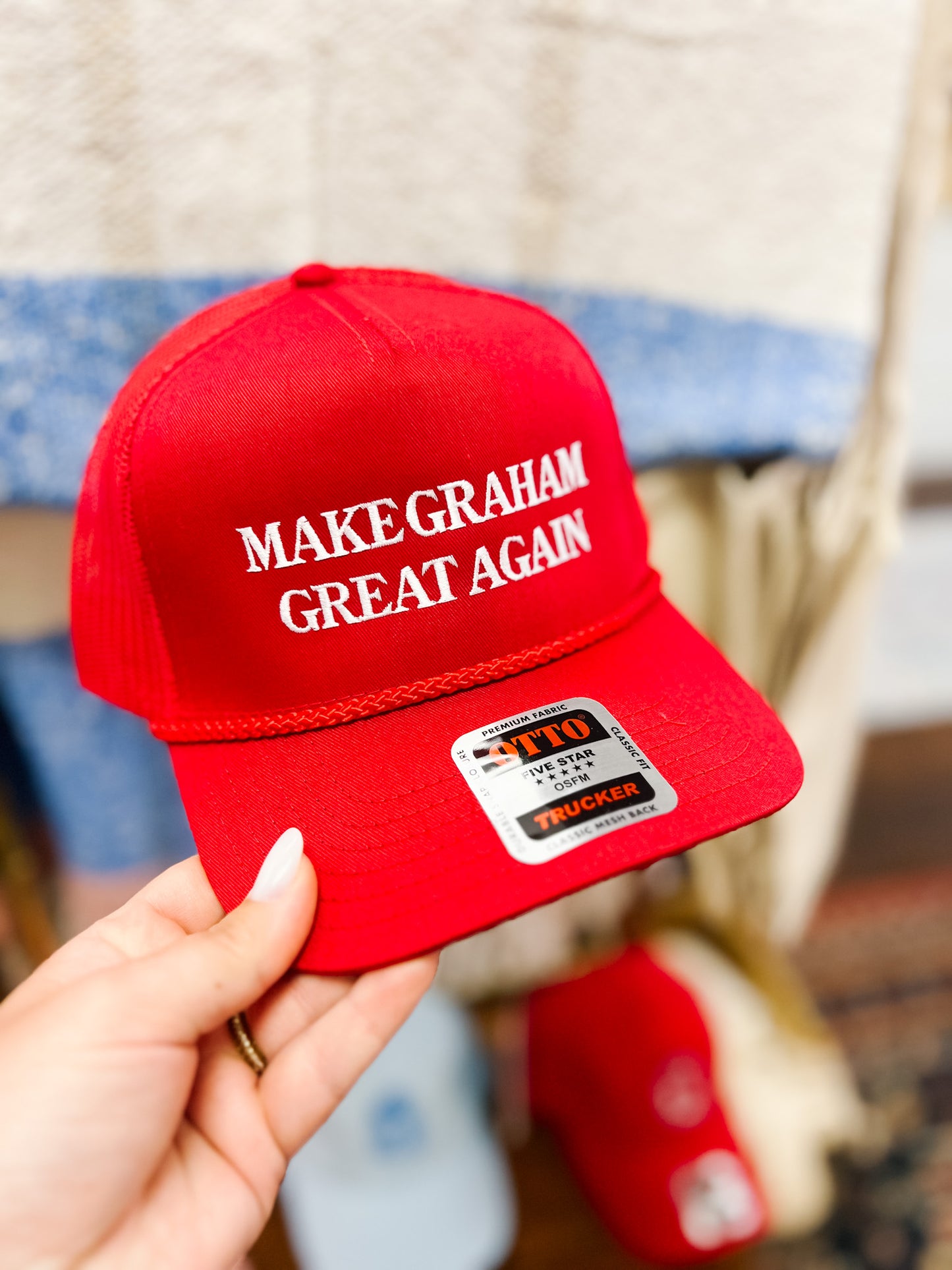 Make Graham Great Again Trucker Hat