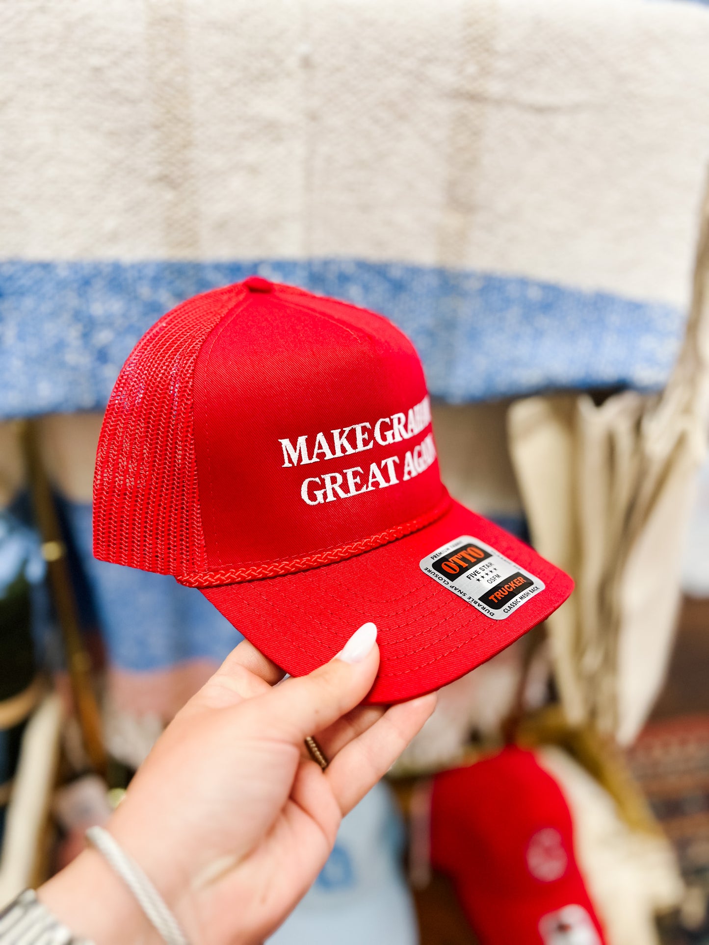 Make Graham Great Again Trucker Hat