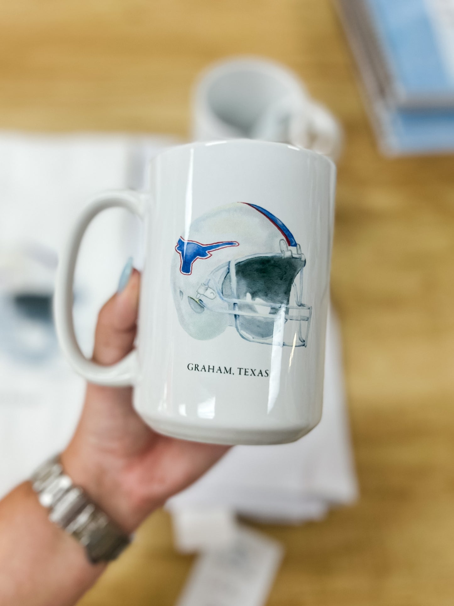 Graham Steers Football Helmet Mug