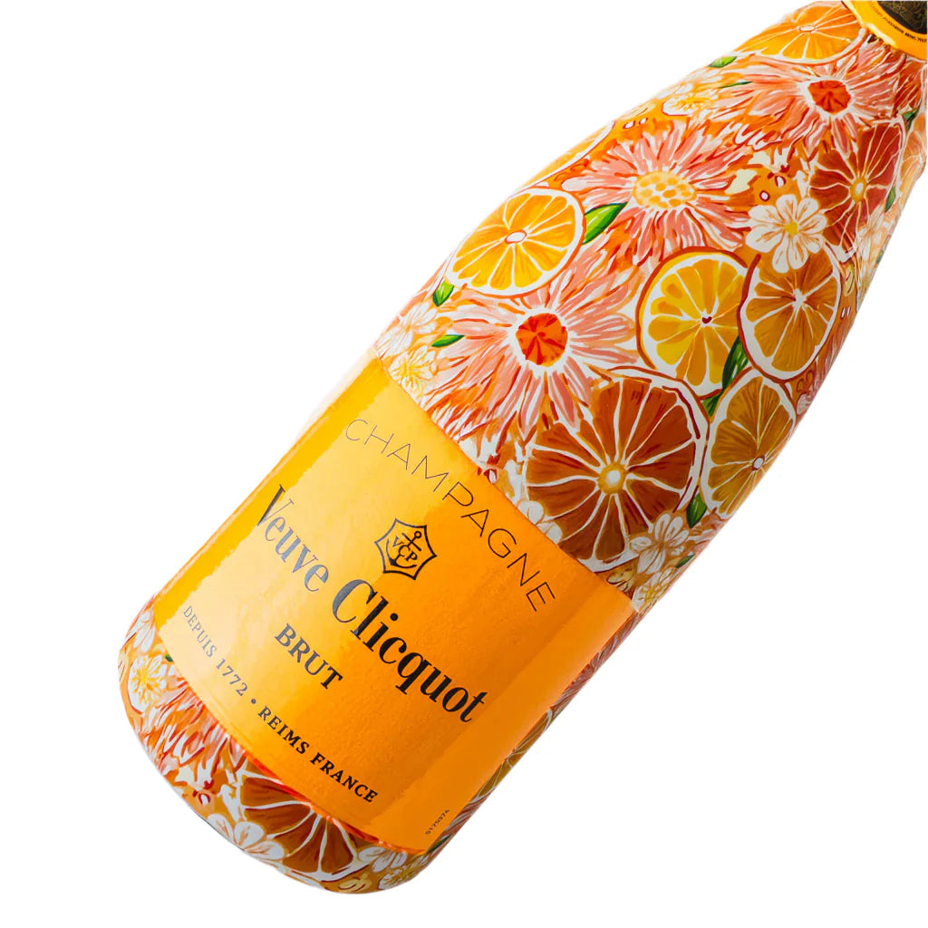 Beau Bottles Preppy Watercolor Oranges - Veuve Edition