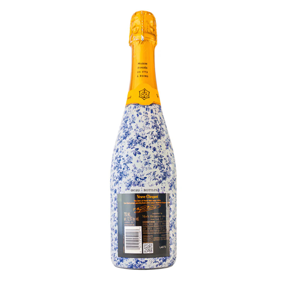 Beau Bottles Grandmillenial Blue Floral - Made For Veuve