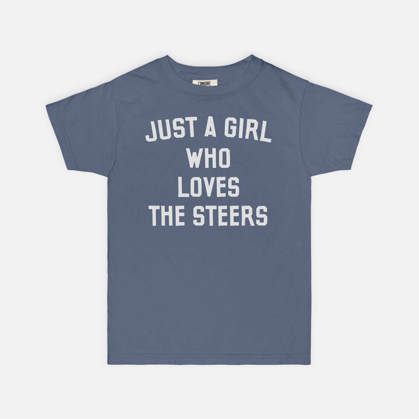 Just a Girl Who Loves the Steers | Girls Youth Tee