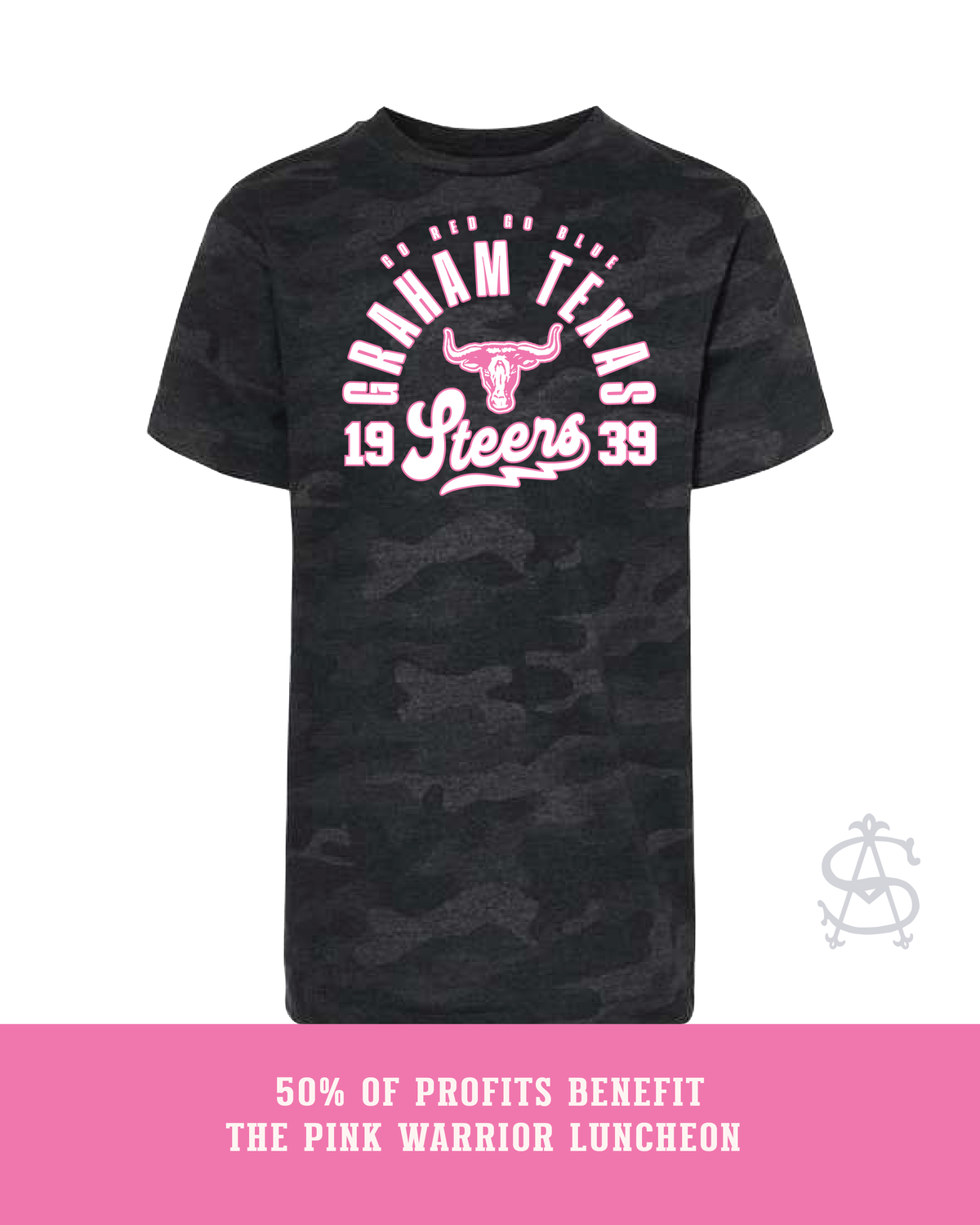 Youth Camo Pink Out Tee