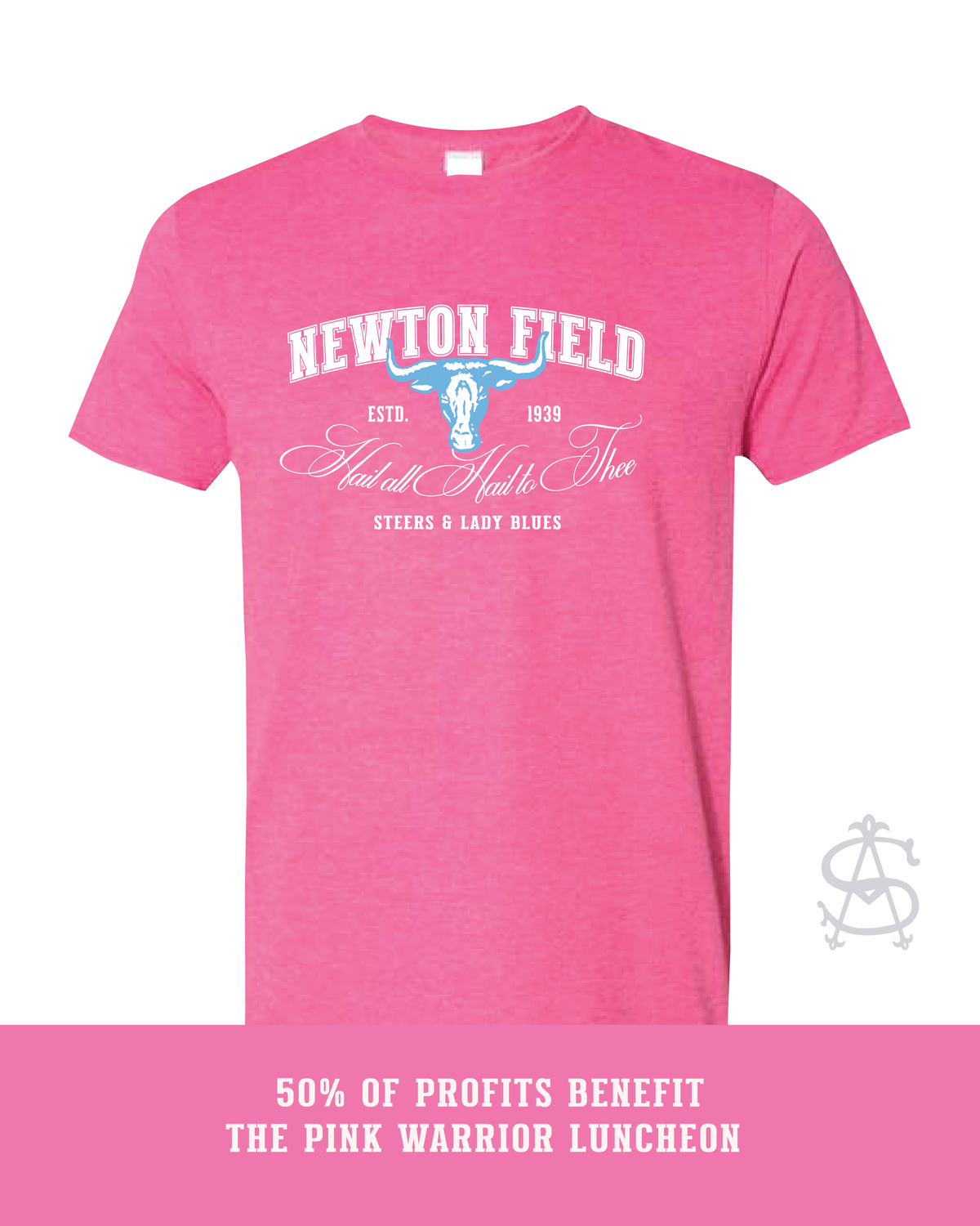 Adult Newton Field Pink Out Tee