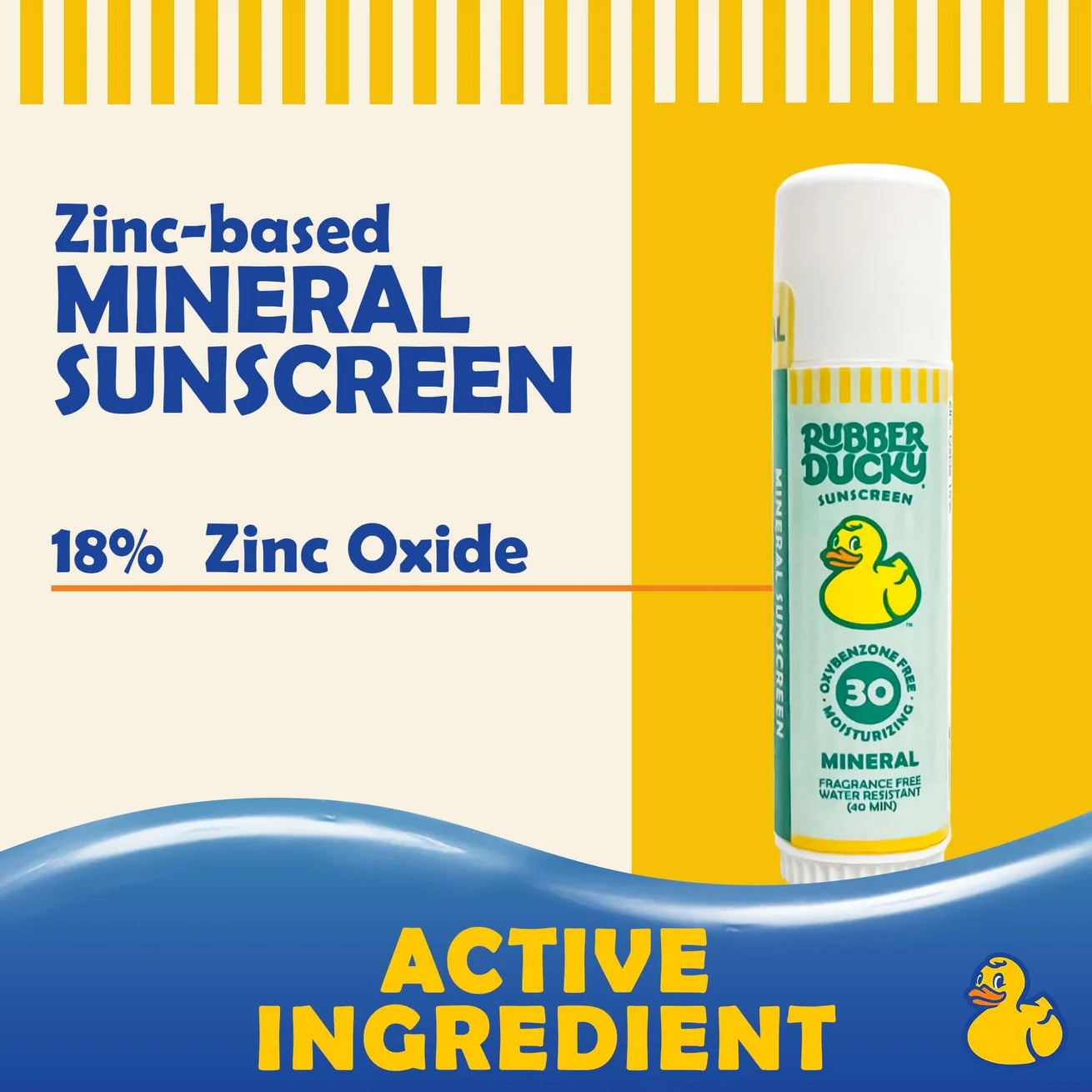 SPF 30 Mineral Sunscreen Face Stick - Reef Friendly Protection