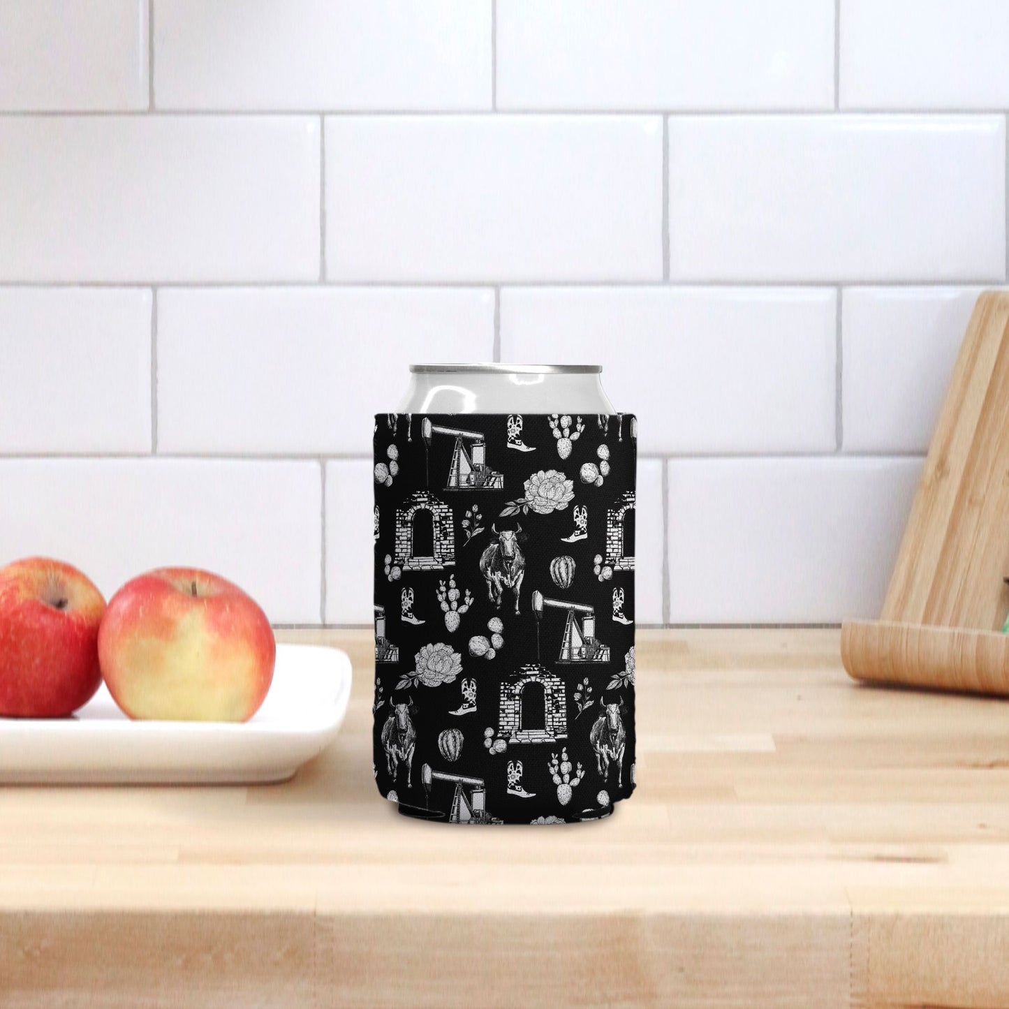 Graham Toile B&W Koozie