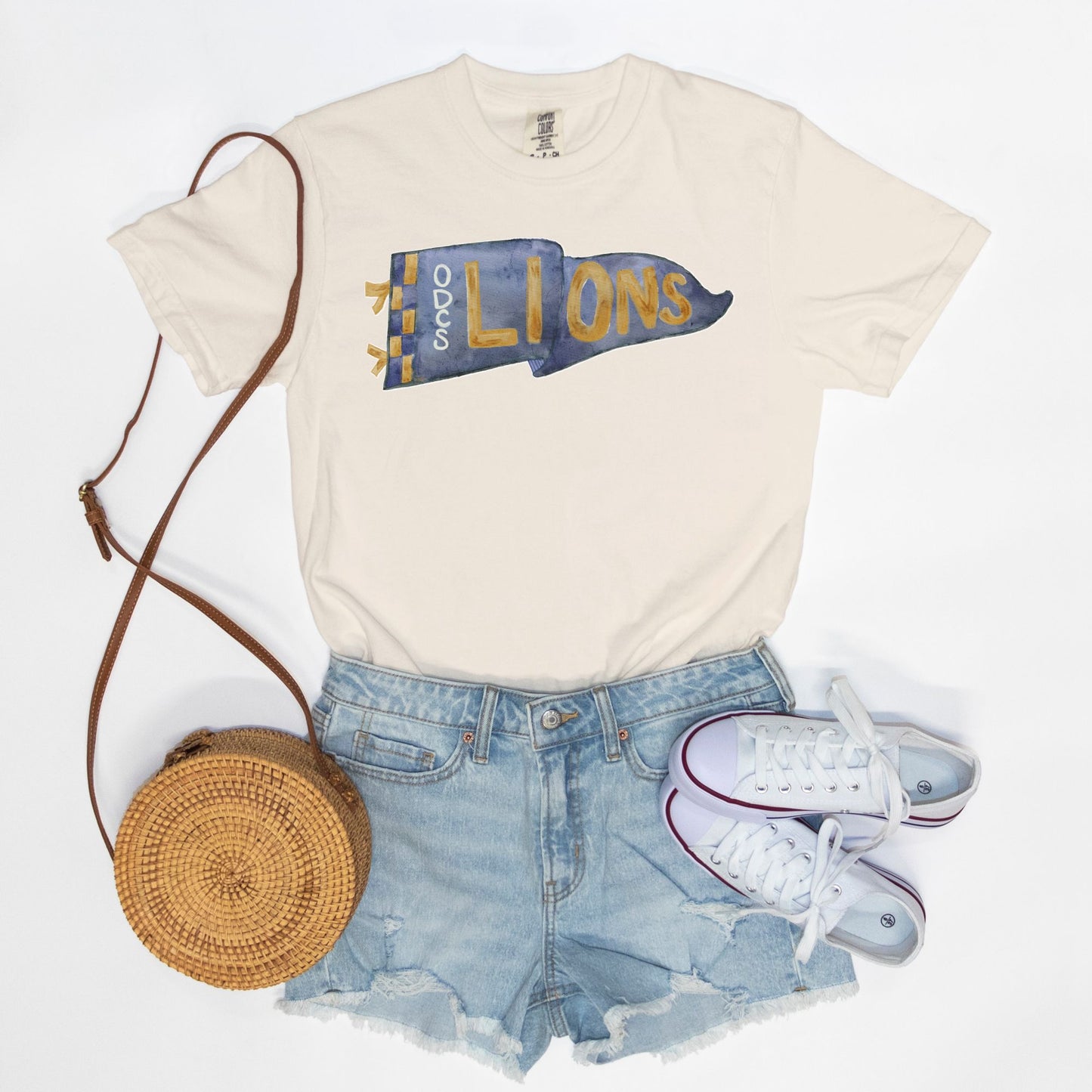 Open Door Lions Pennant Tee