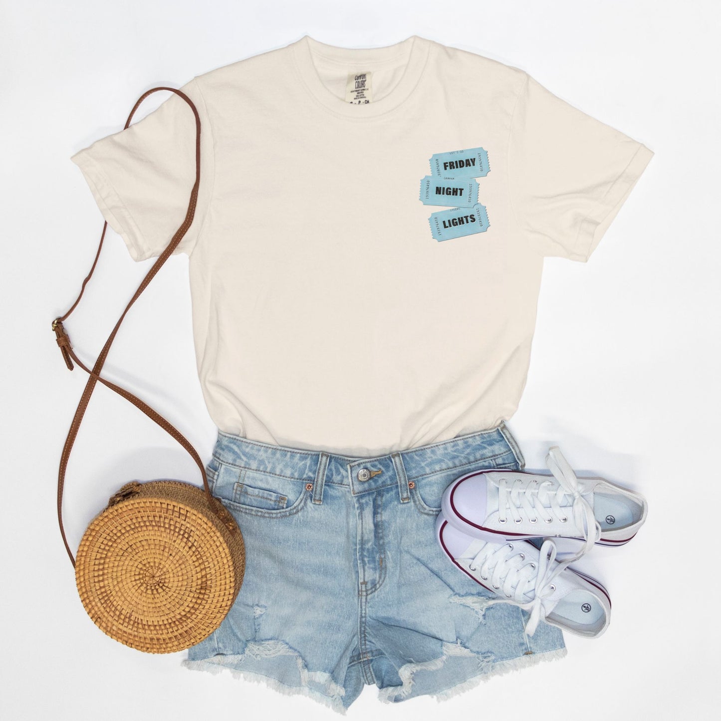 Game Day Ticket Tee | Cream
