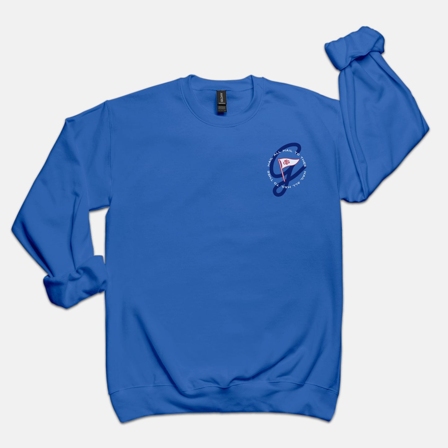 GTX Steers & Lady Blues Monogram | Royal Blue Crewneck