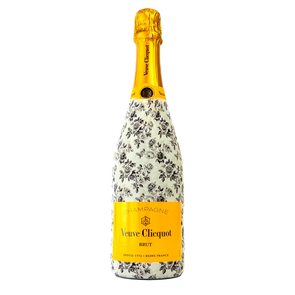 Beau Bottles Black and White Floral - Made For Veuve