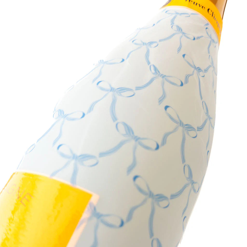 Beau Bottles Grandmillenial Blue Bows - Veuve Edition