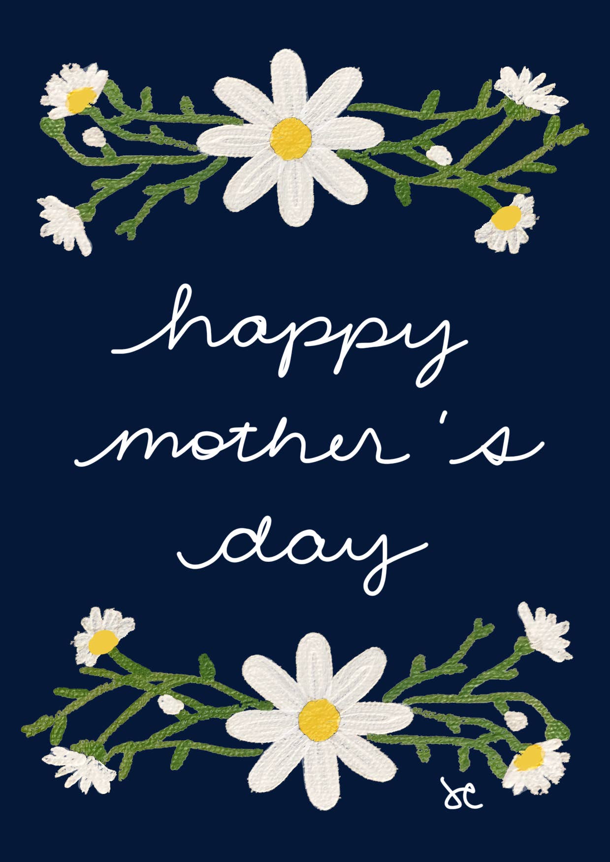 Daisies & Vines Mother's Day Card
