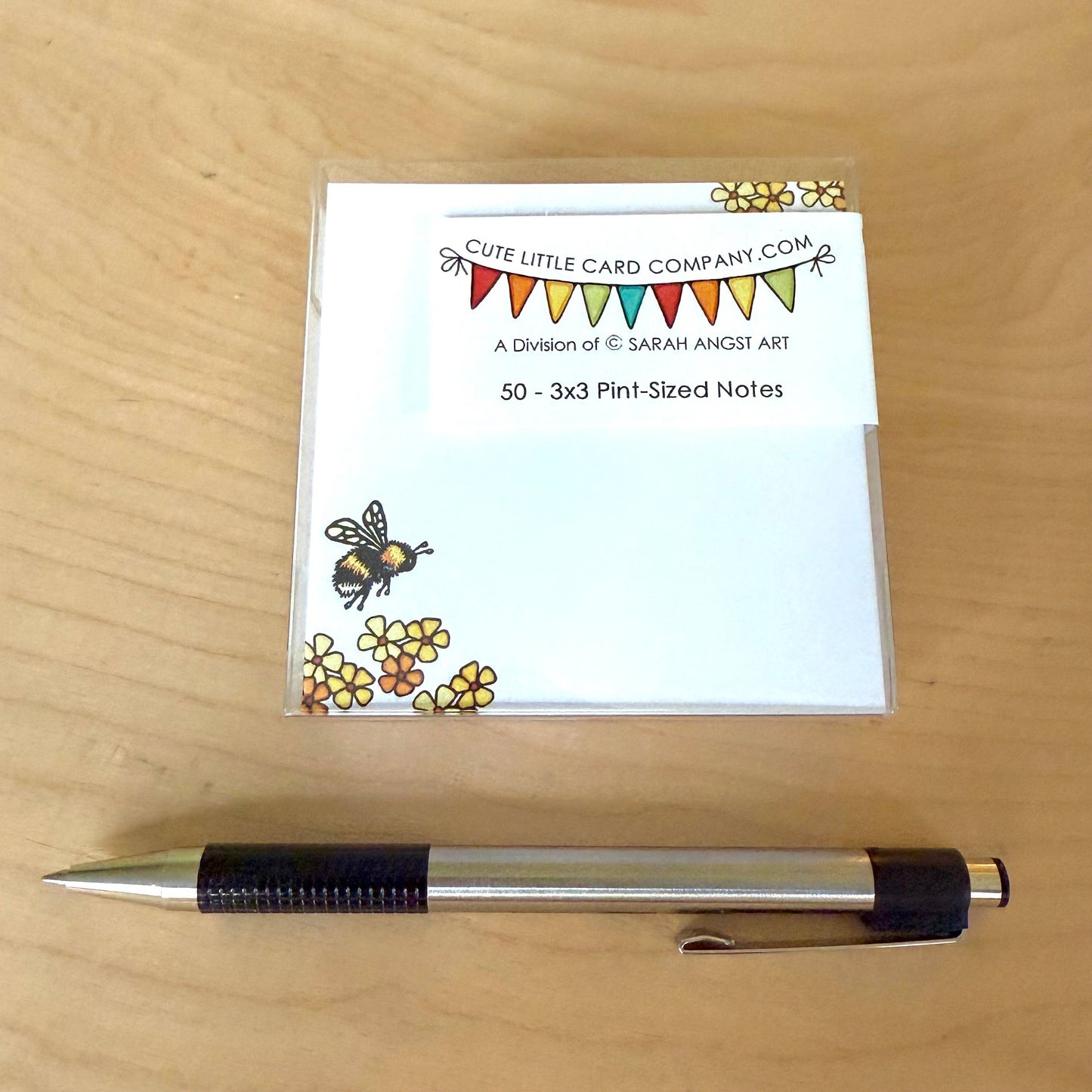 Bumble Bee: Cute Little 3x3 Pint Size Notes