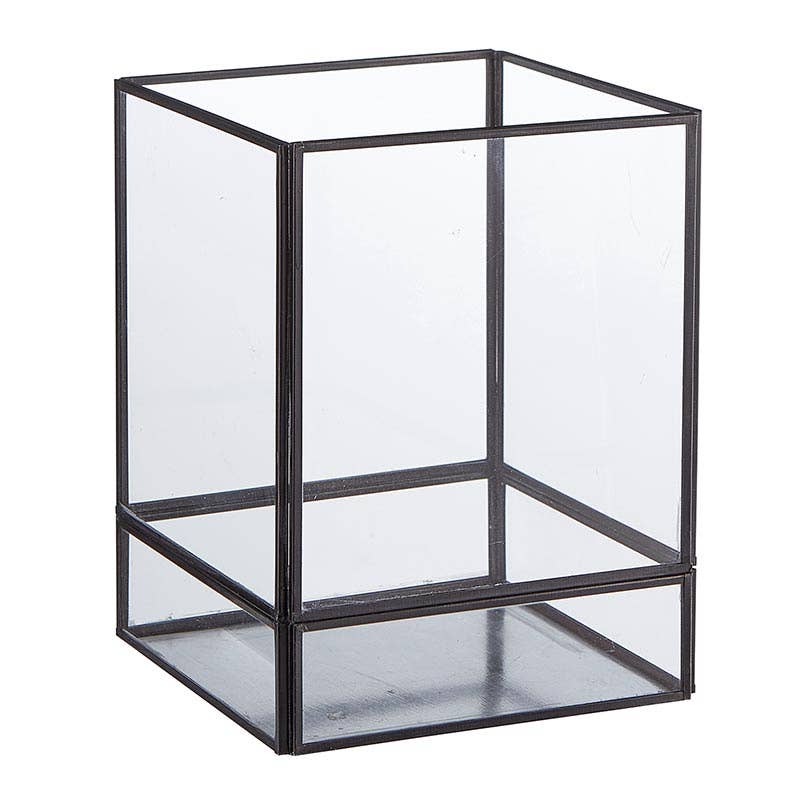 Iron and Glass Lantern - Small