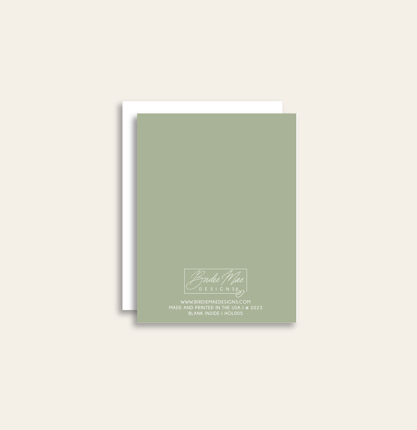 Deck the Halls Vintage Christmas Holiday Greeting Card