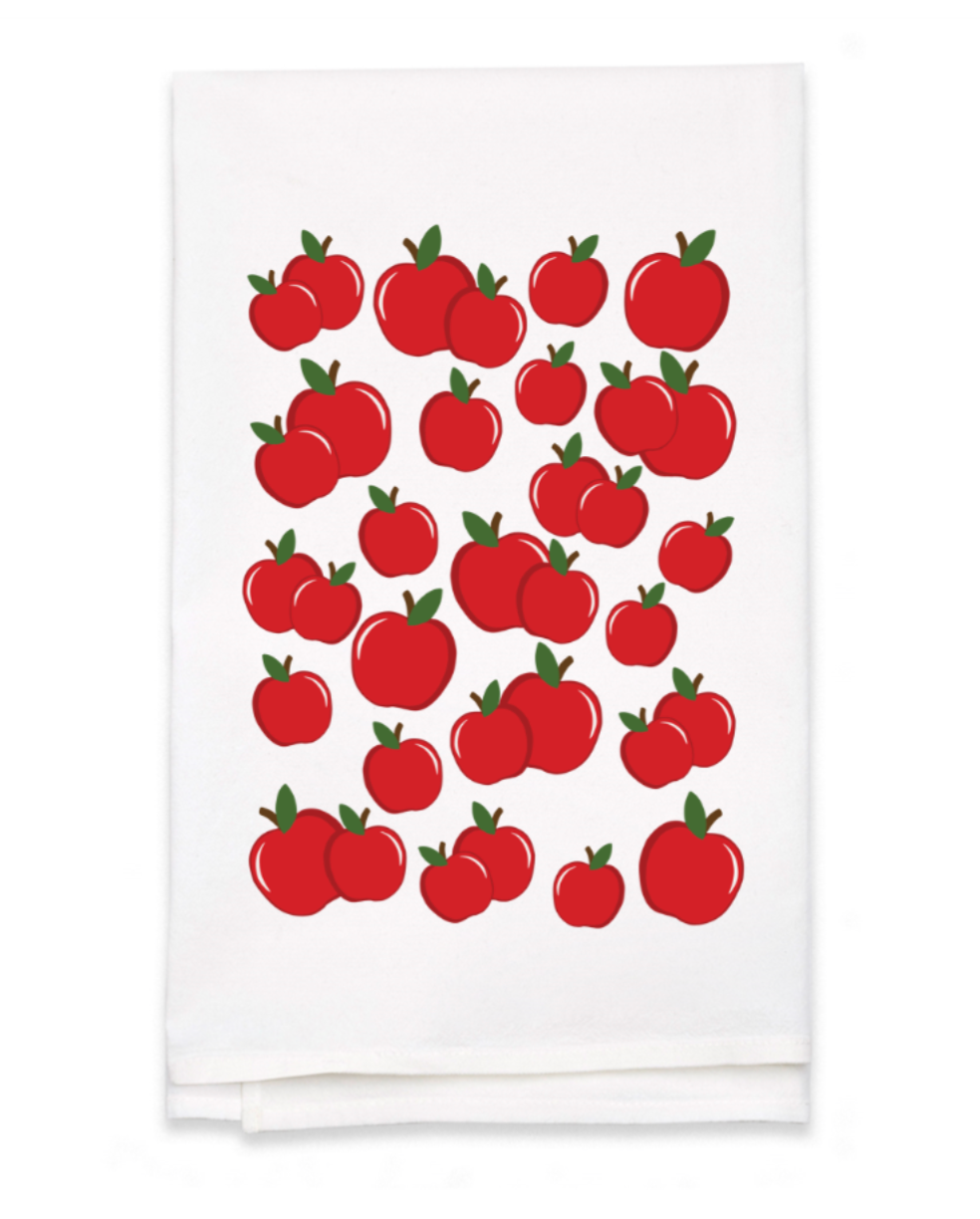 Apple Tea Towel · 28x28" · Birdie Mae Designs