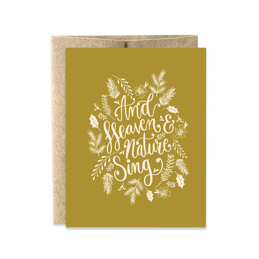 Joy to the World Garden Greeting Card