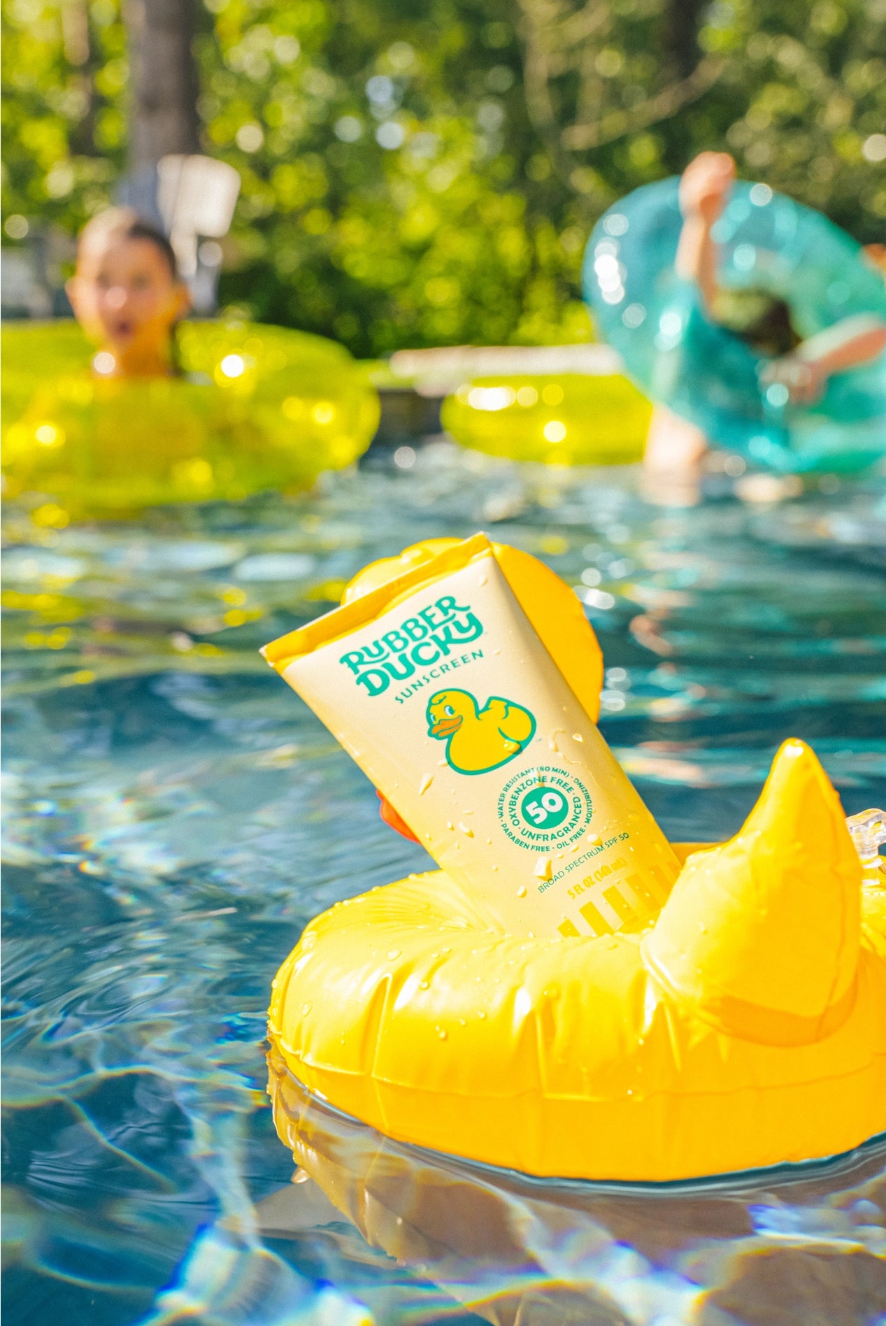 SPF 50 Sunscreen Lotion, Rubber Ducky Brand, 5 oz