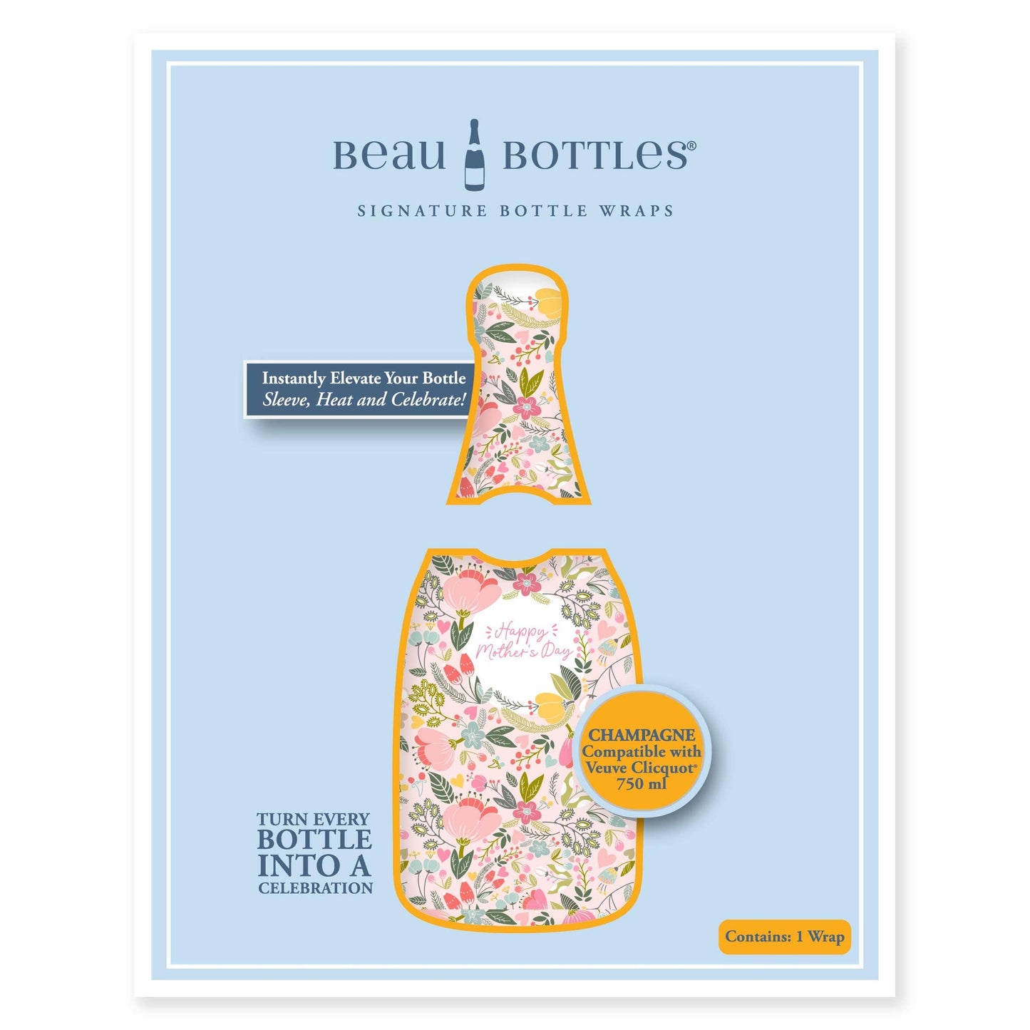Beau Bottles Mother's Day Meadows- Champagne Collection