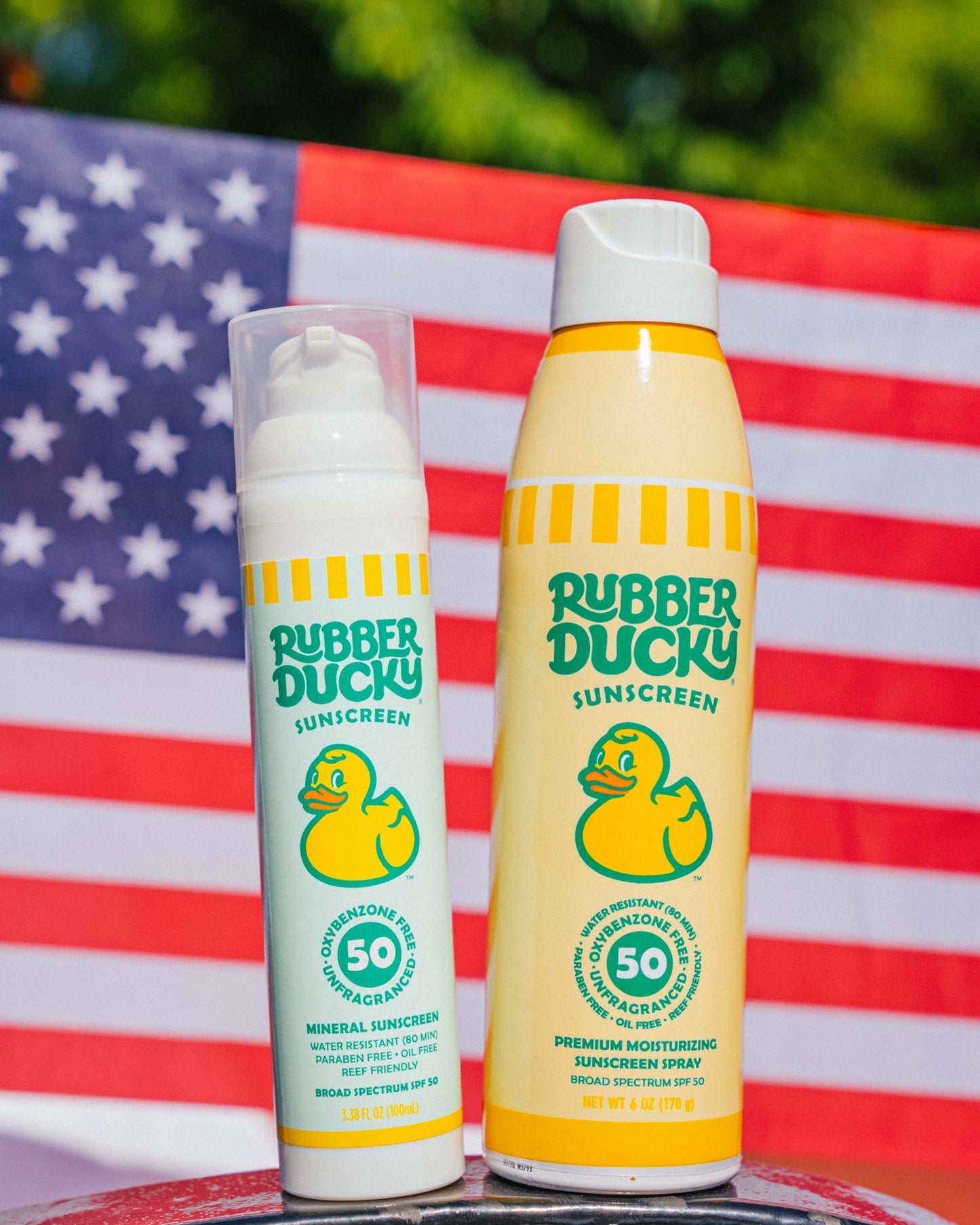 SPF 50 Sunscreen Mineral Lotion, Rubber Ducky Brand, 5 oz