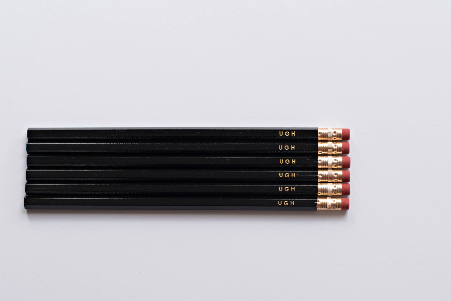 Ugh Gold Foil Pencils,  Office Supplies, set of 6