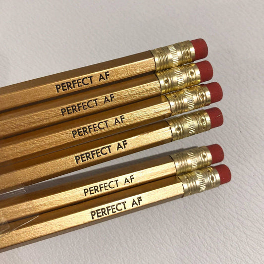 Perfect AF Gold Pencils