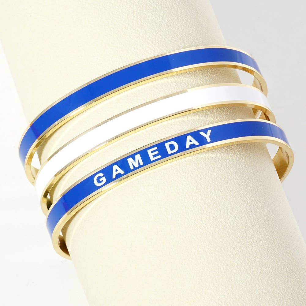 GAMEDAY Enamel Cuff Bracelet