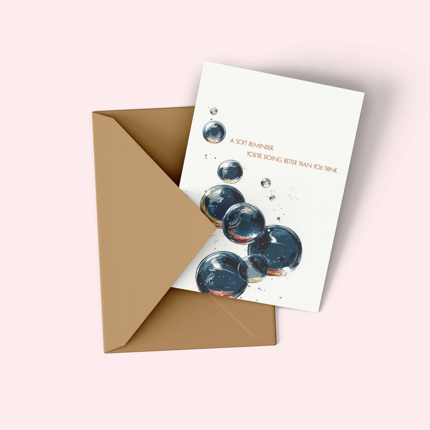 A Soft Reminder Card | Encouragement, Friendship, You Got This